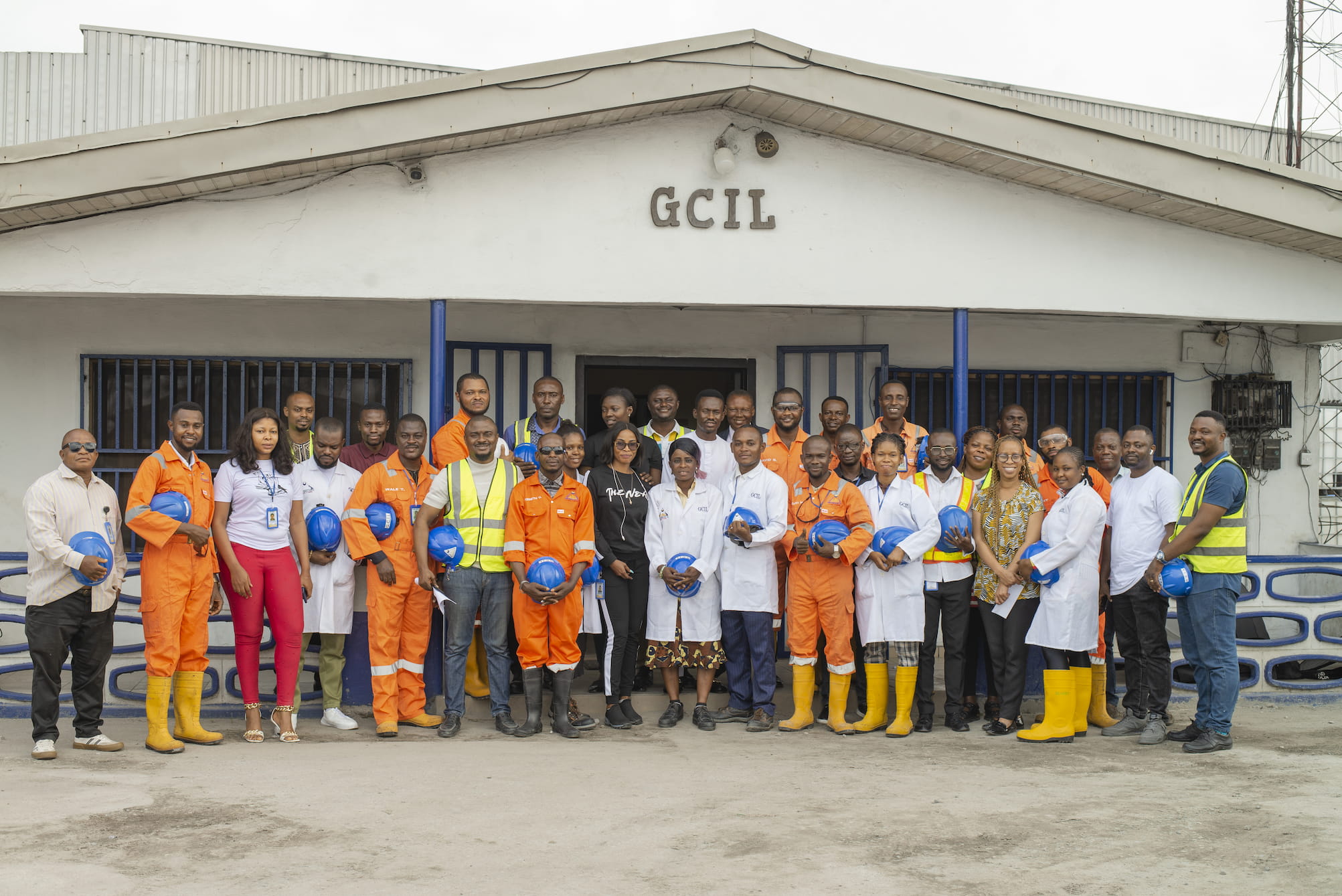 A cross-section of GCIL staff